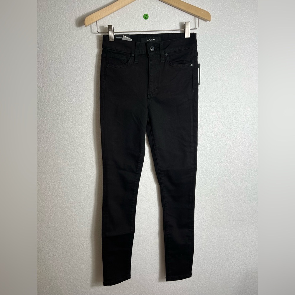 NWT Joe’s high rise skinny ankle jeans flawless‎ black 24